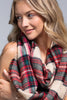 Fuchsia Classic Plaid Infinity Scarf