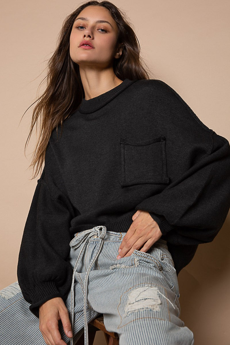 Hacci Pullover Sweater | POL