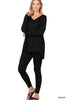 Brushed Dty Microfiber Loungewear Set (8 COLORS) | ZENANA *LA LIVE PREORDER