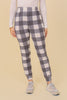 Cozy Plaid Print Jogger Pants* - Final Sale