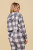 Black White Checkered Plaid Hoodie* - Final Sale