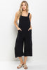 Wendi Wide Leg Backless Jumpsuit - Final Sale