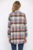 Plaid Babydoll Tunic Top