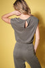 One-And-Done V Neck Stretch Jumpsuit - Final Sale