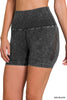 Washed Seamless High Waisted Shorts | ZENANA *DEAL