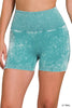 Mineral Wash Seamless Biker Shorts | Part 2 - Final Sale