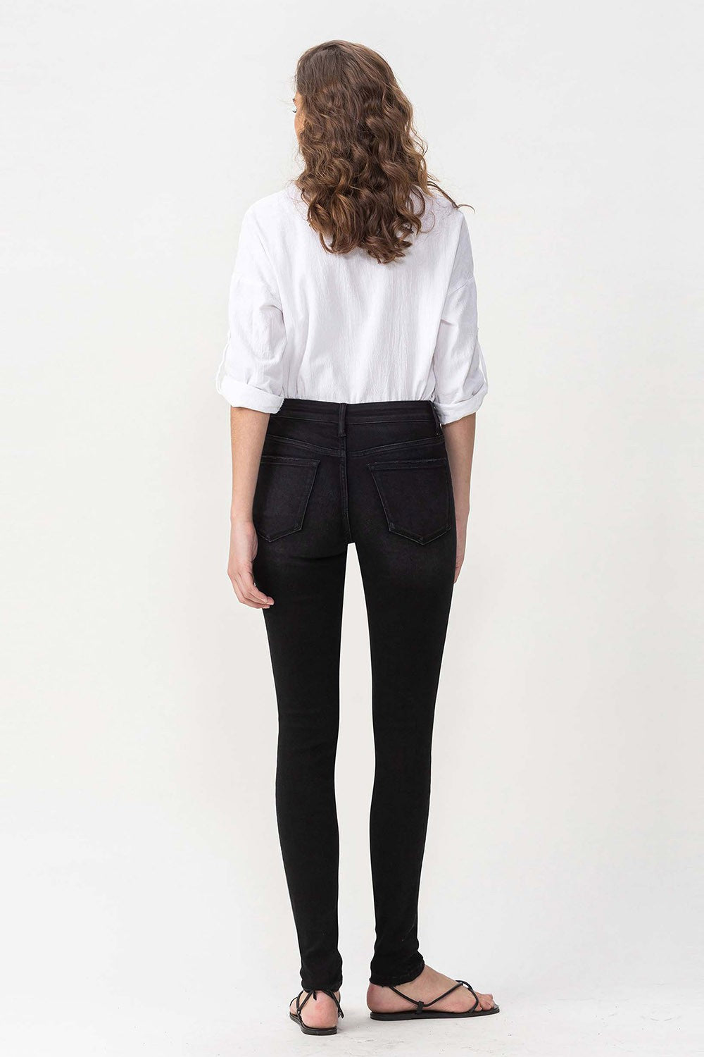 Mid Rise Black Skinny Jean | Lovervet by Vervet