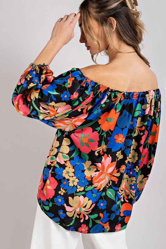 Be Bold Floral Off the Shoulder Top | FINAL SALE