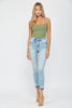 The Zara High Rise Crop Skinny Denim Jeans - Mica