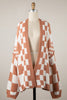 Checkered 2 Toned Color Block Crochet Cardigan (3 COLORS) | MIRACLE *LA LIVE PREORDER