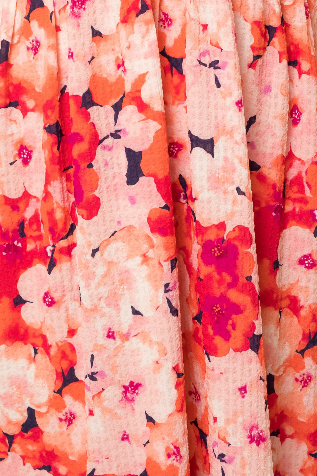 Blushing Floral Midi Summer Dress