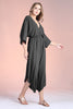 Nice to Meet You Kimono Jumpsuit | Black