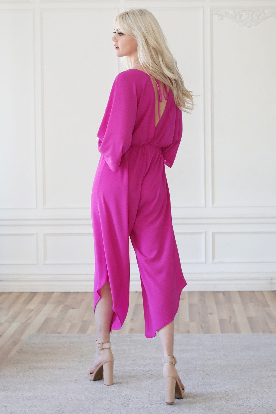 Nice to Meet You Kimono Jumpsuit | Orchid