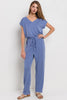 One-And-Done V Neck Stretch Jumpsuit - Final Sale