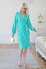 Matte Crepe Long Sleeve Wrap Dress | FINAL SALE