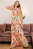 Painted in Tropical Colors Maxi Dress - Final Sale