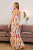 Painted in Tropical Colors Maxi Dress - Final Sale