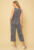 Get Wild Surplice Side Tie Cropped Jumpsuit