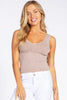 Seamless Reversible Stonewashed Ribbed Tank- Final Sale