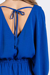 Royal Blue Kimono Romper | FINAL SALE