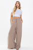 Beach Vacation Shirring Detail Wide Pants - Final Sale