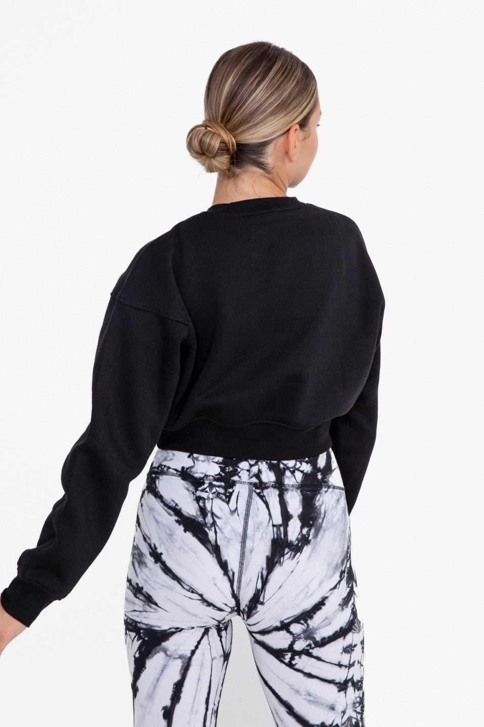 Cropped Fleece Sweatshirt | Mono B