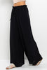 Beach Vacation Shirring Detail Wide Pants - Final Sale