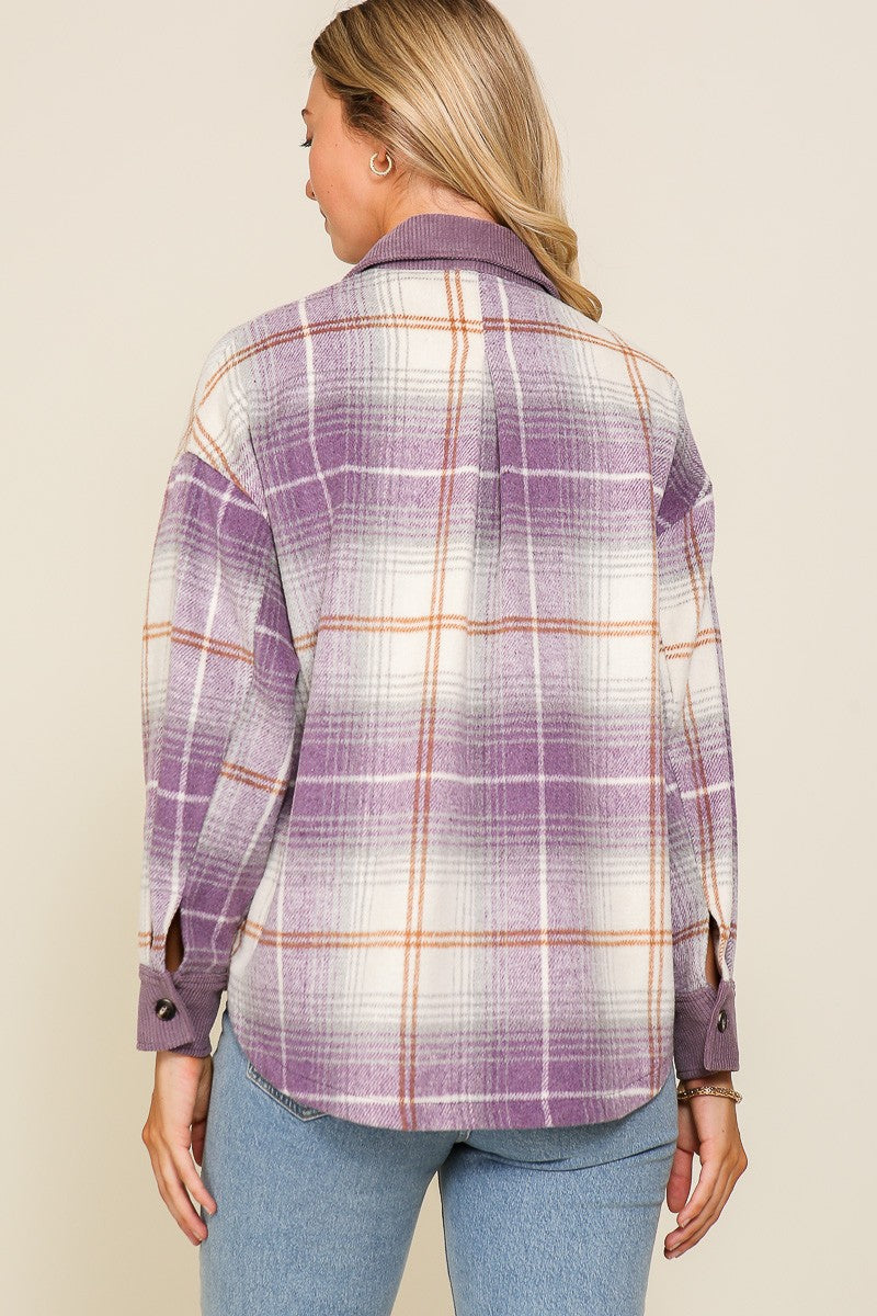 fall plaid shacket 