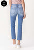 High Rise Slim Straight Denim Jean (REG/CURVY) | Lovervet by Vervet - Final Sale