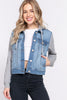 Rebel Remix Denim Hoodie Jacket