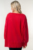 Oversized Long Sleeve Solid Knit Top