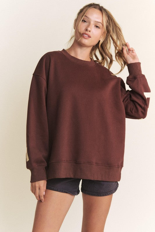 Be Yourself Oversized Sweatshirt