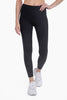 Black Brushed Interior High-Waisted Leggings | Mono B - Final Sale