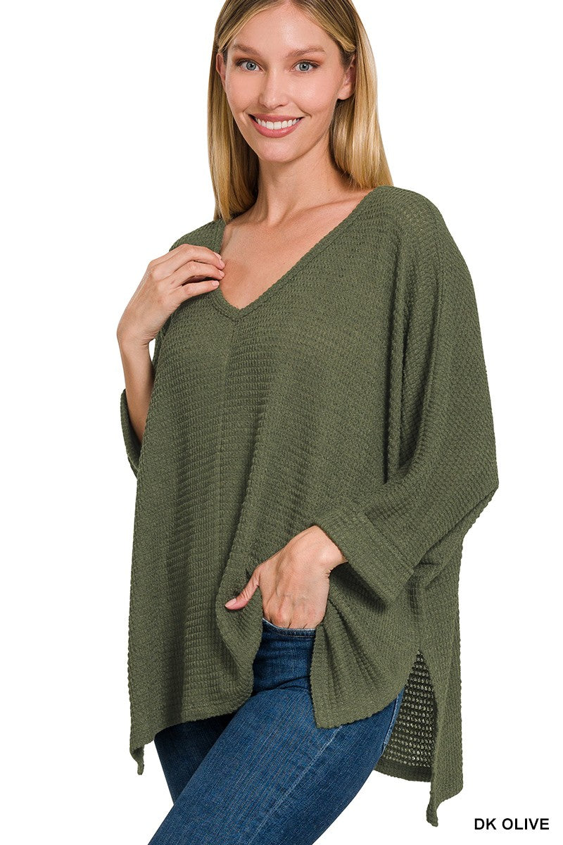 V-Neck Jacquard Sweater - Final Sale