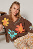 Flower V-Neck Pullover Sweater | POL