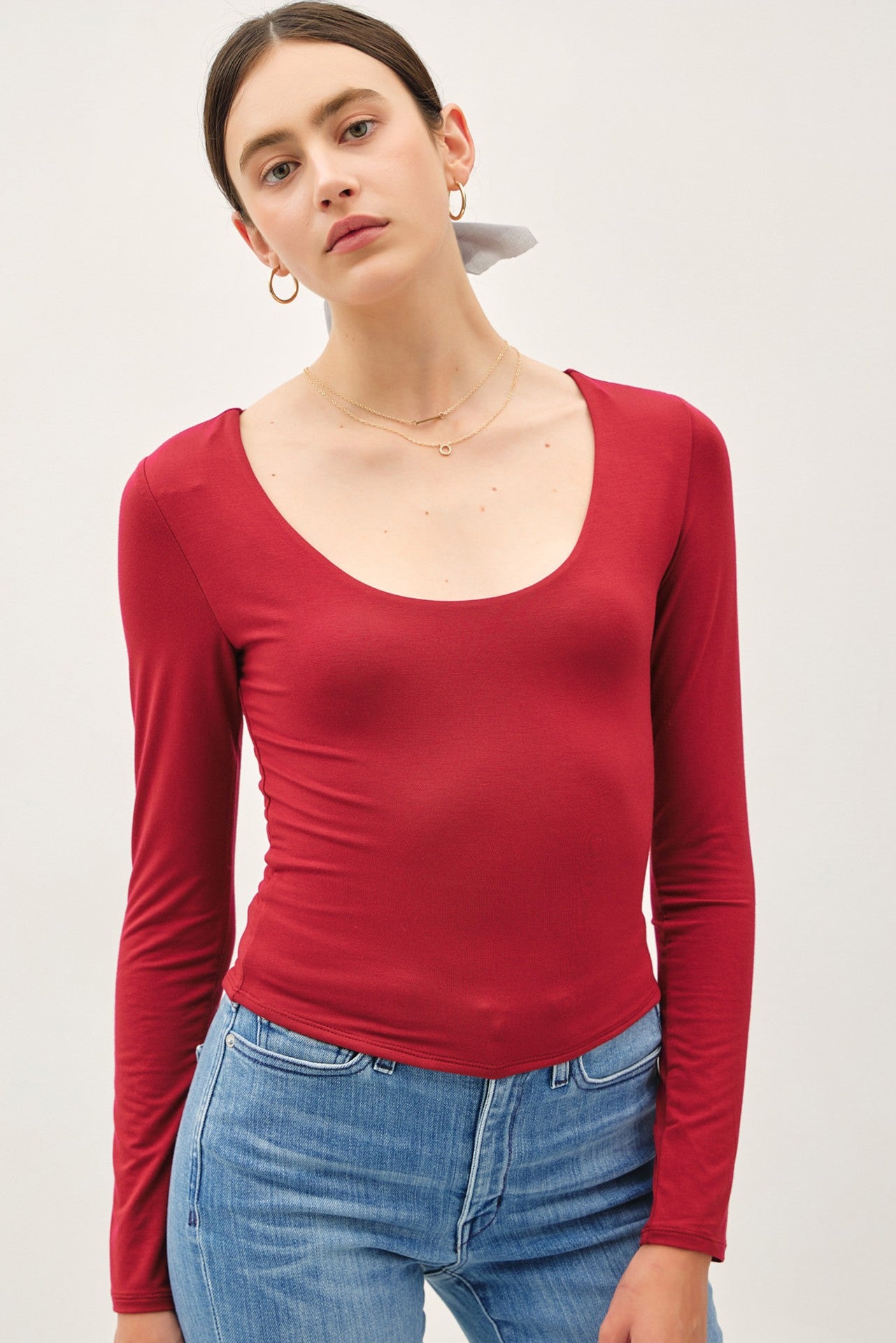 Fall's Basic Long Sleeve Top