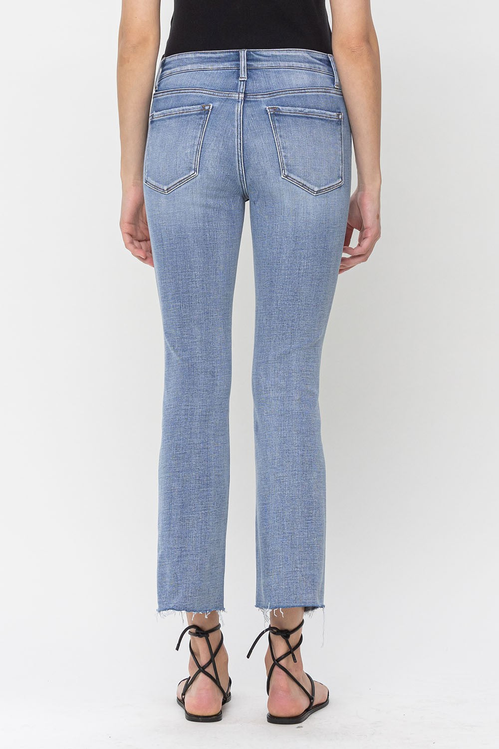 Mid Rise Kick Flare Denim Jean | Vervet - Final Sale