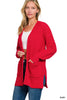 The Jessica Waffle Open Cardigan Sweater | ZENANA