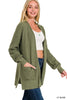 The Jessica Waffle Open Cardigan Sweater | ZENANA
