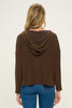 Warm and Fuzzy Brown Soft Knit Hoodie