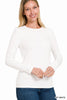 Brushed Microfiber Long Sleeve Top - Part 2 - Final Sale