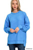Brushed Melange Hacci Oversized Sweater | ZENANA *LA LIVE PREORDER 45% OFF