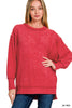 Brushed Melange Hacci Oversized Sweater | ZENANA *LA LIVE PREORDER 45% OFF