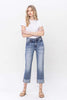 High Rise Straight Denim Jeans | Lovervet by Vervet - Final Sale