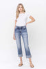 High Rise Straight Denim Jeans | Lovervet by Vervet - Final Sale