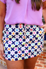Color Pop Floral Skort - Jess Lea - Final Sale
