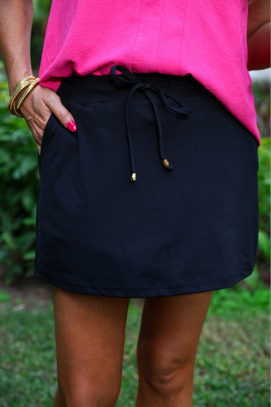 PREORDER-After Dark Black Skort | JESS LEA *30A JANUARY PREORDER