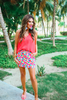 Bright Blooms Floral Skort - Jess Lea - Final Sale