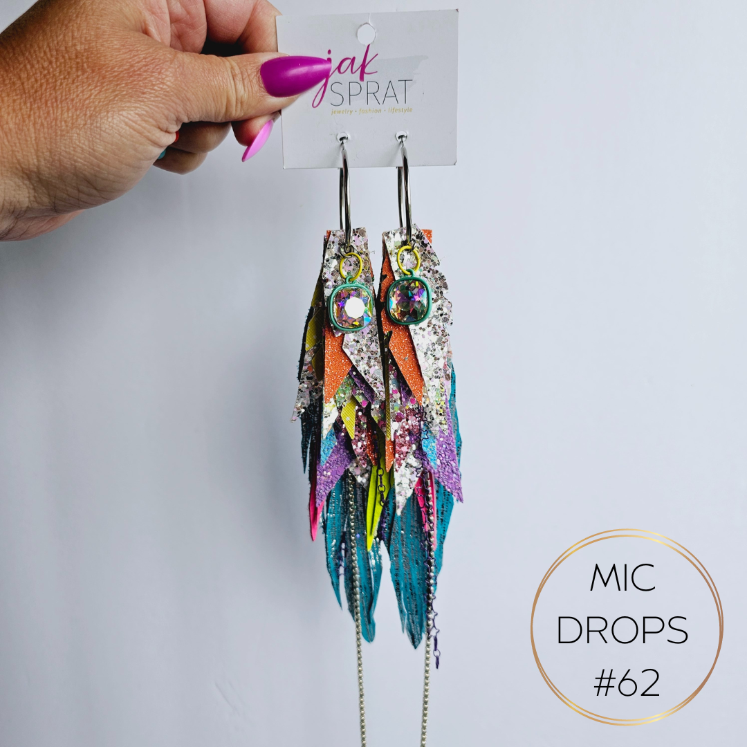 Mic Drops Earrings | Jak Sprat