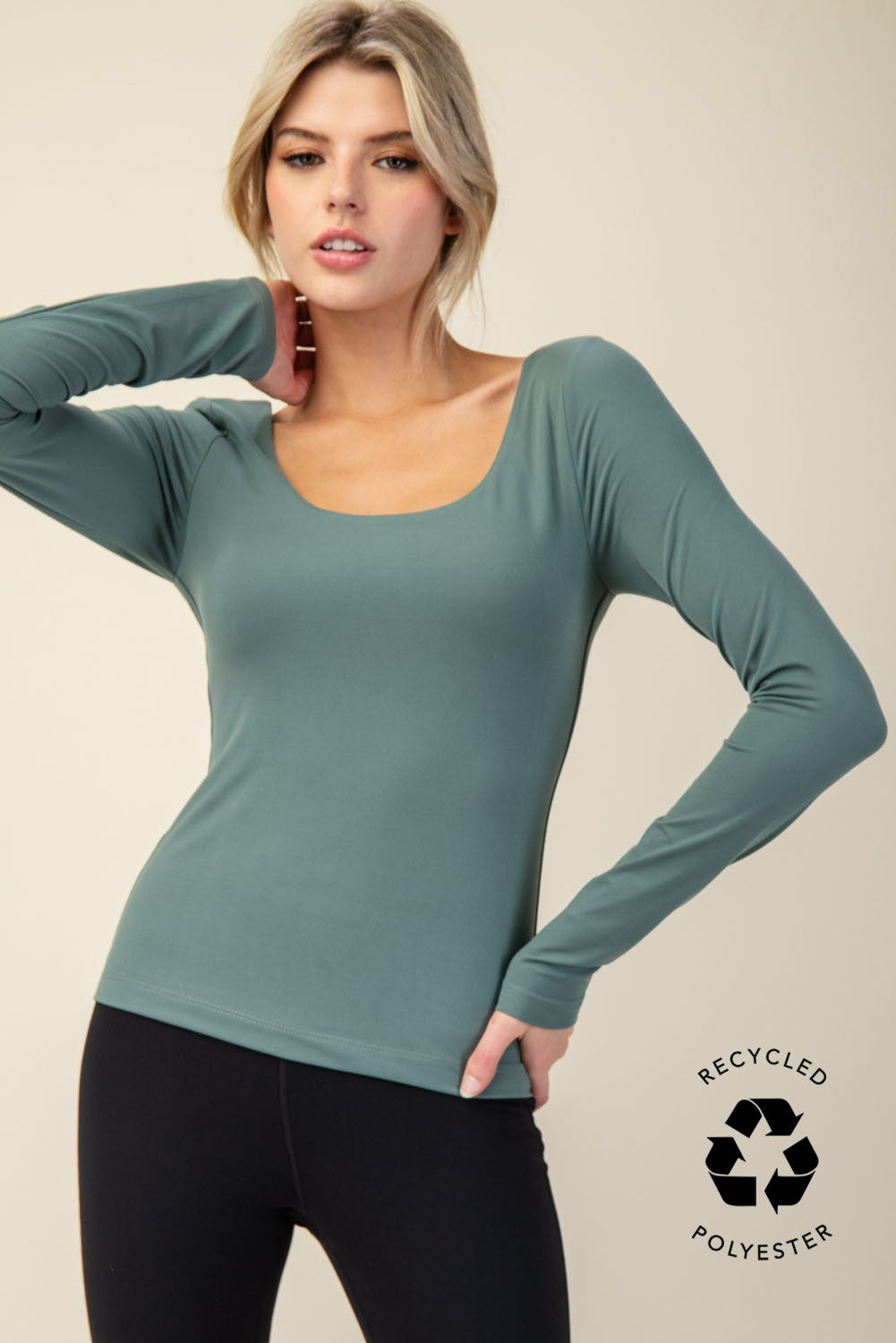 Recycled Butter Round Neck Top | RAE MODE *30A SEPT PREORDER